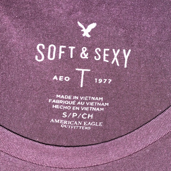 Purple Women’s Soft Long sleeve Tee - Picture 3 of 3